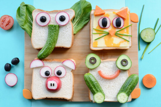 Bocadillos divertidos