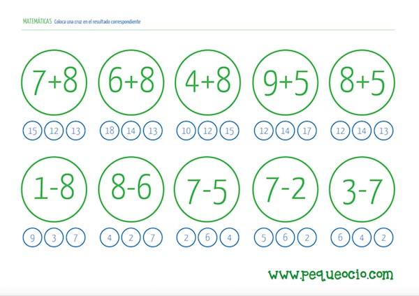 Fichas De Matemáticas