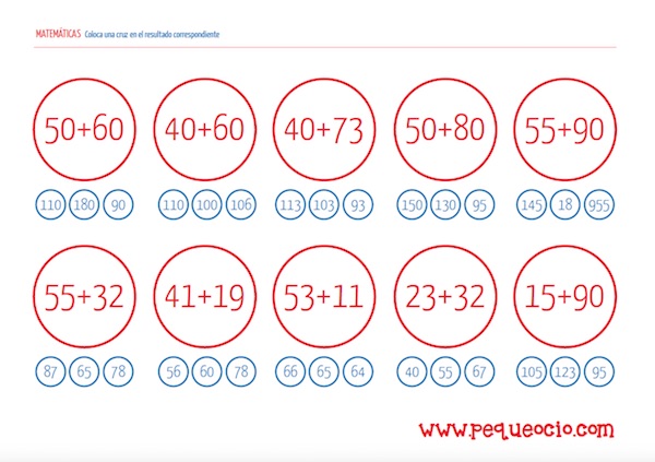 Fichas Matemáticas