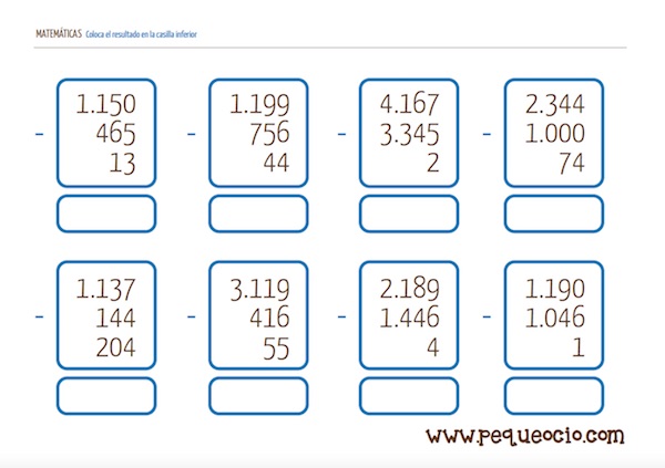 Fichas De Matemáticas