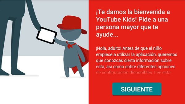 Youtube Kids Instalación