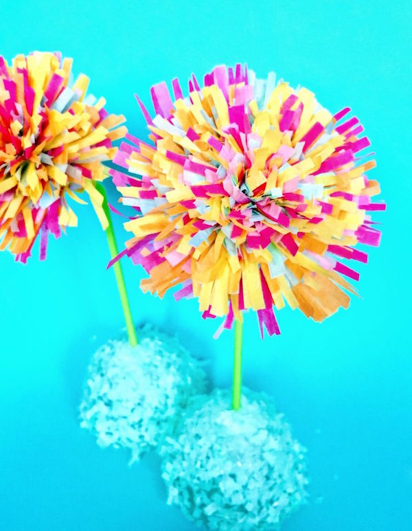 5 flores de papel para hacer con los niños - Pequeocio