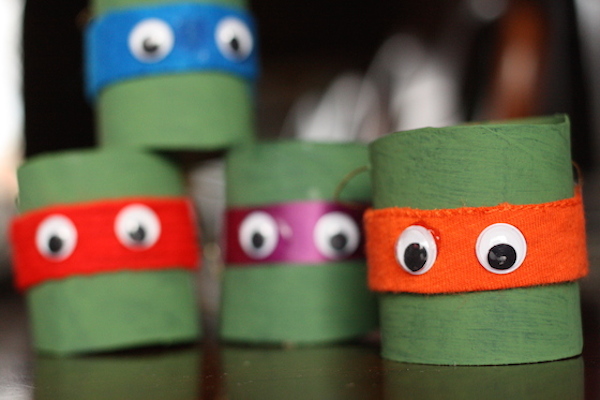 Manualidades para niños de las Tortugas Ninja