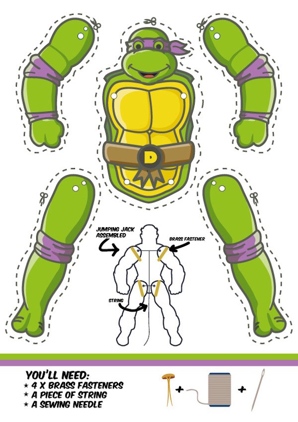 Manualidades De Las Tortugas Ninja