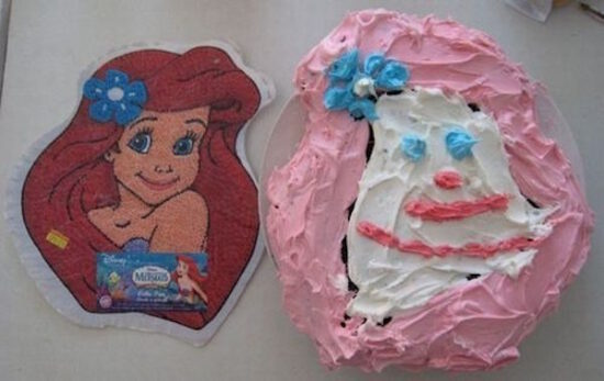 Fotos divertidas de tartas fallidas