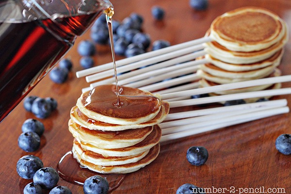 Tortitas Americanas En Piruletas