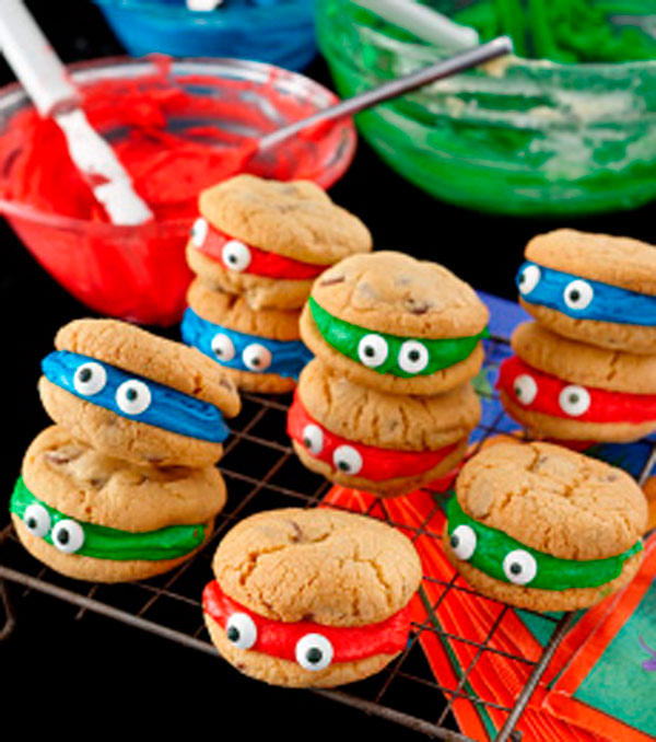 Fiestas Infantiles De Las Tortugas Ninja: Galletas Personalizadas