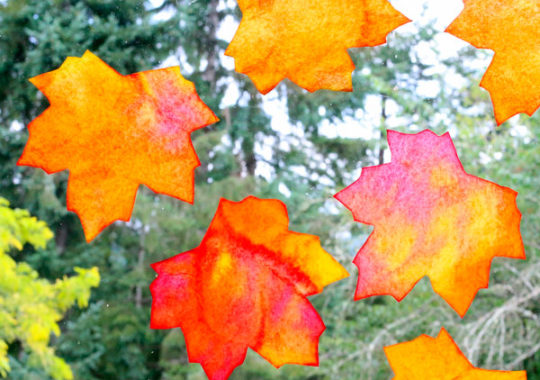 Manualidades de otoño: crea tus propias hojas