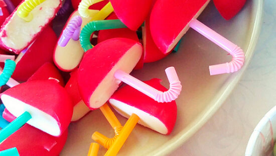 Recetas para niños: quesitos divertidos en forma de paraguas
