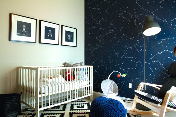 habitaciones infantiles: decorar paredes con pinturas originales