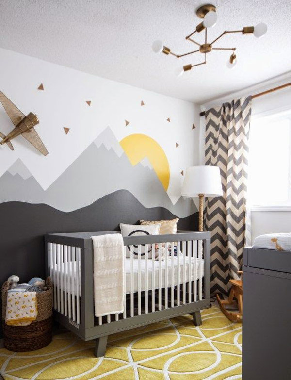 Habitaciones Infantiles: Decorar Paredes Con Pintura