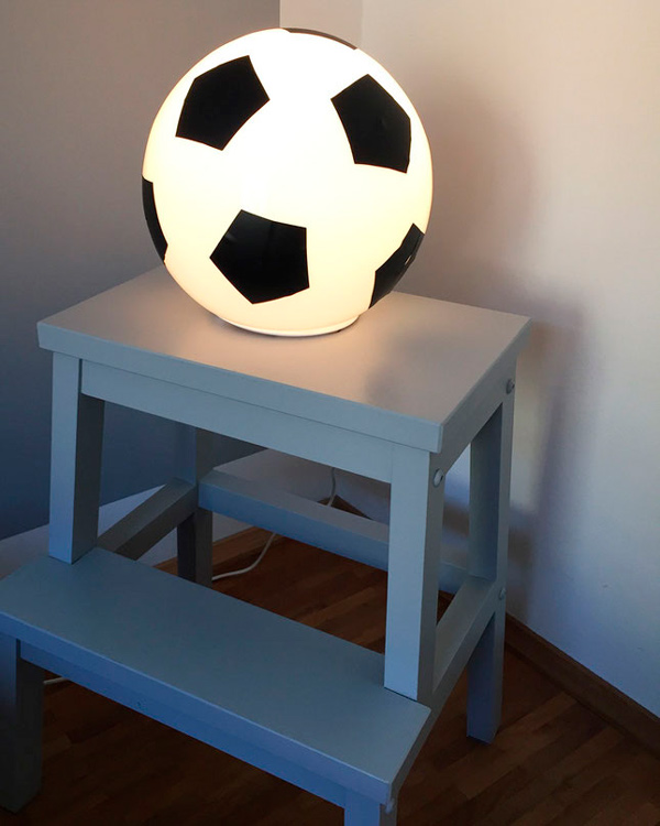 Ikea Hacks: Lámpara Fado Balón De Fútbol