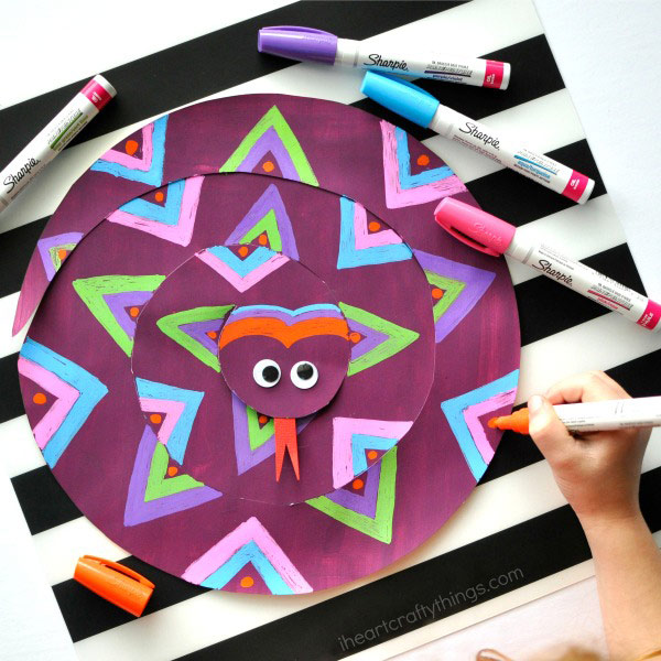 6 Manualidades Infantiles De Serpientes - Pequeocio Manualidades Infantiles: Serpiente De Papel