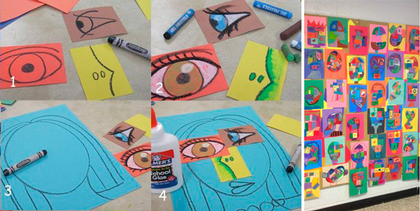 Manualidades Infantiles: Retrato Picasso