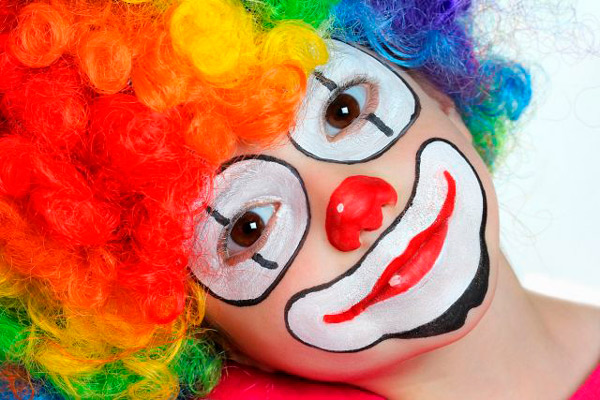 maquillaje de payaso para ninos
