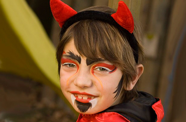 Maquillaje De Diablo Para Niños