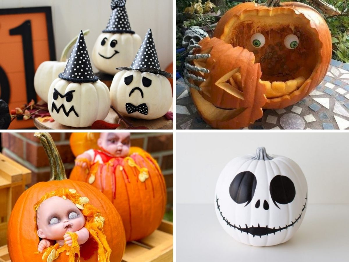 Infantil Sensible realeza 15 ideas de calabazas decoradas de Halloween - Pequeocio