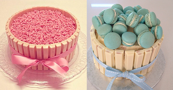 destilación paleta desinfectante 3 tartas fáciles para Baby Shower - Pequeocio