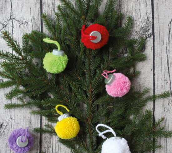 Como hacer bolas de navidad caseras