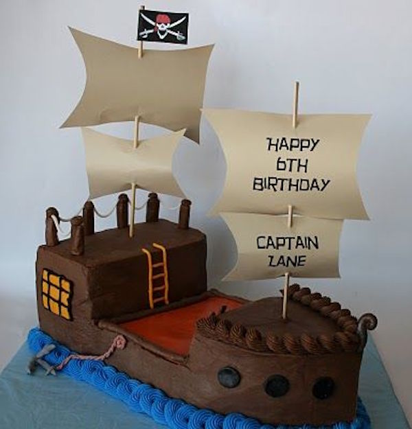 Tarta barco pirata paso a paso