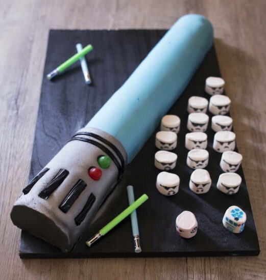 Tarta fácil de Star Wars