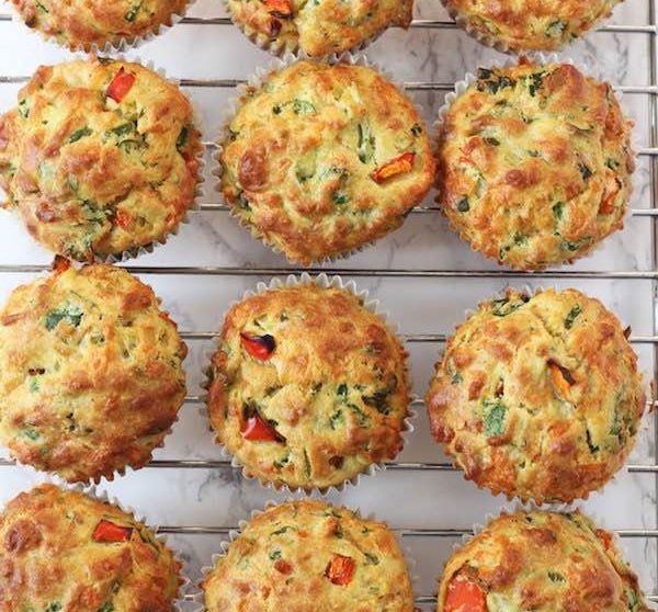 Muffins salados ¡verduras a prueba de peques!