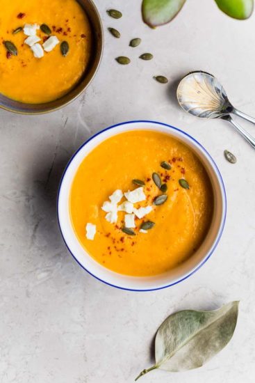 crema de calabaza receta