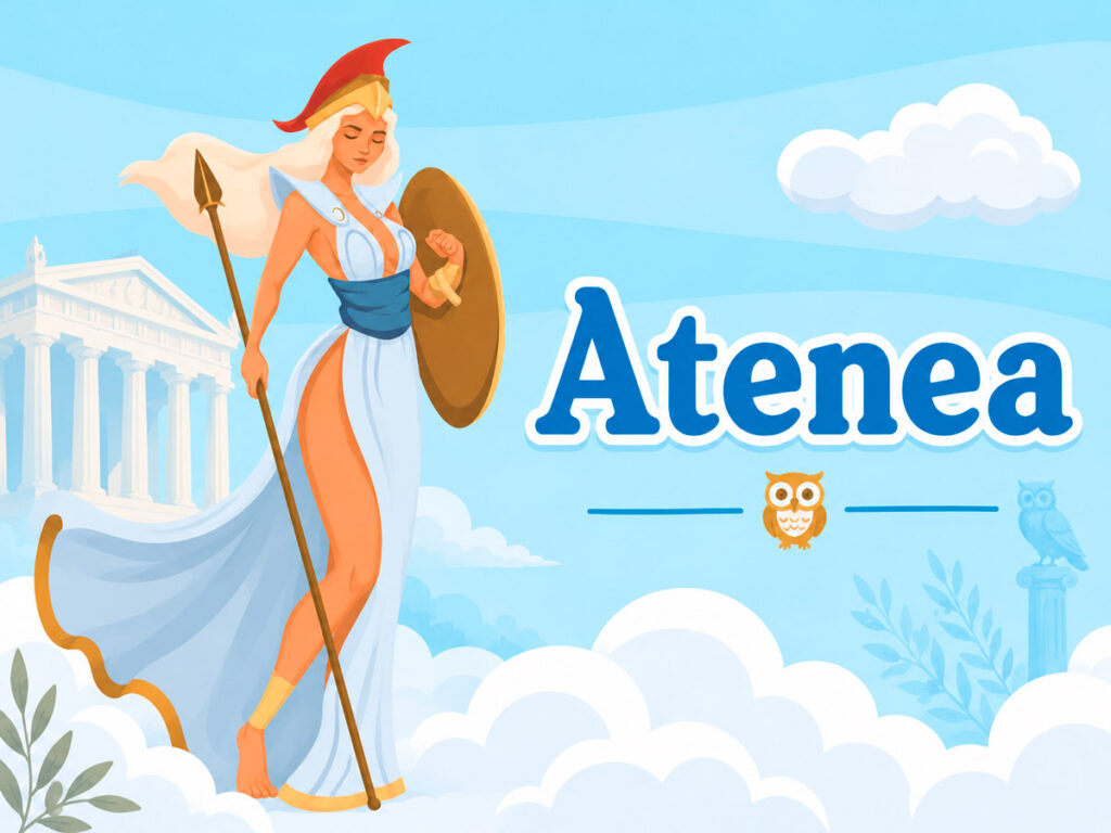 Atenea Diosa De La Mitologia Griega Para Niños