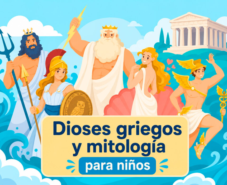 Dioses griegos y mitología para niños