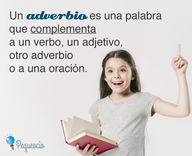 ▷ ADVERBIOS (tipos de adverbios con ejemplos fáciles) - Pequeocio