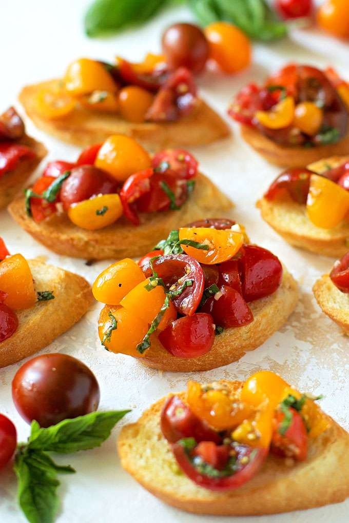 7 recetas de BRUSCHETTA italiana - Pequeocio