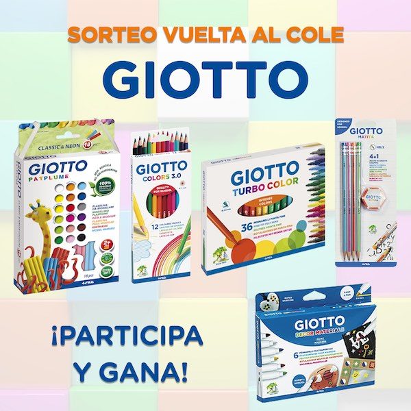 SORTEO: ¡Gana un lote de productos Giotto para la vuelta al cole!