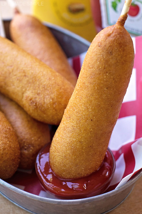 Corn Dog Receta