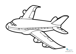 Dibujos De Aviones Para Colorear