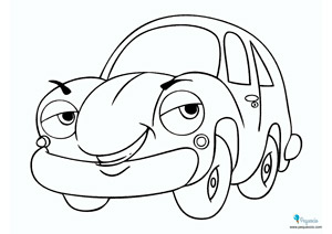 Dibujos Para Colorear De Coches