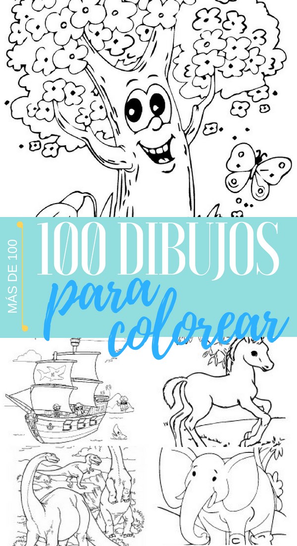 Más de 100 dibujos infantiles fáciles para pintar 104 Dibujos infantiles fáciles para pintar y colorear