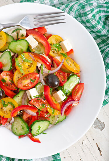 ensalada griega receta