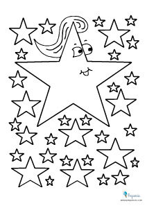 Estrellas Para Colorear