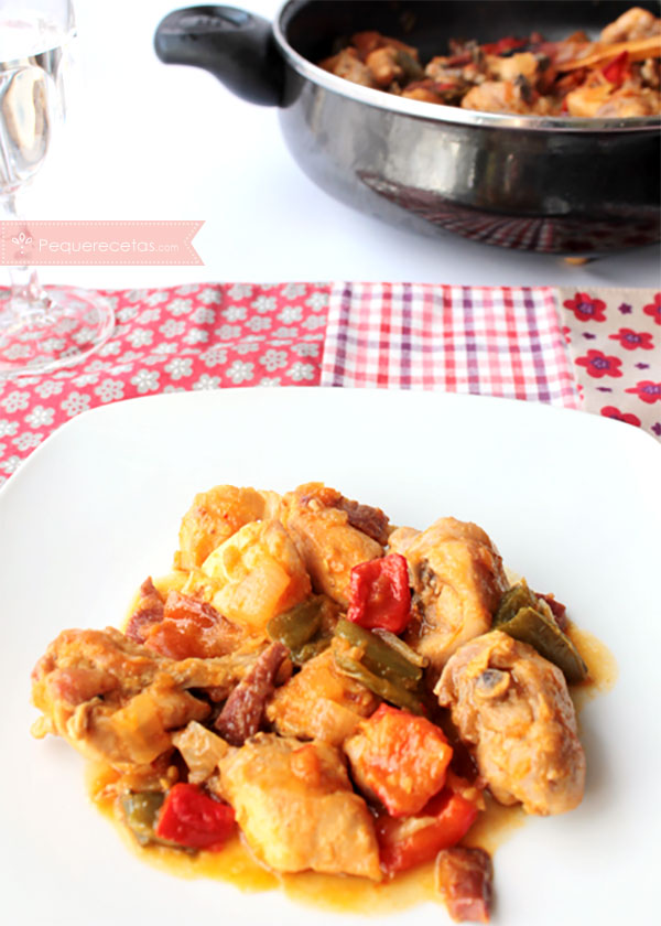 Receta Pollo Chilindron