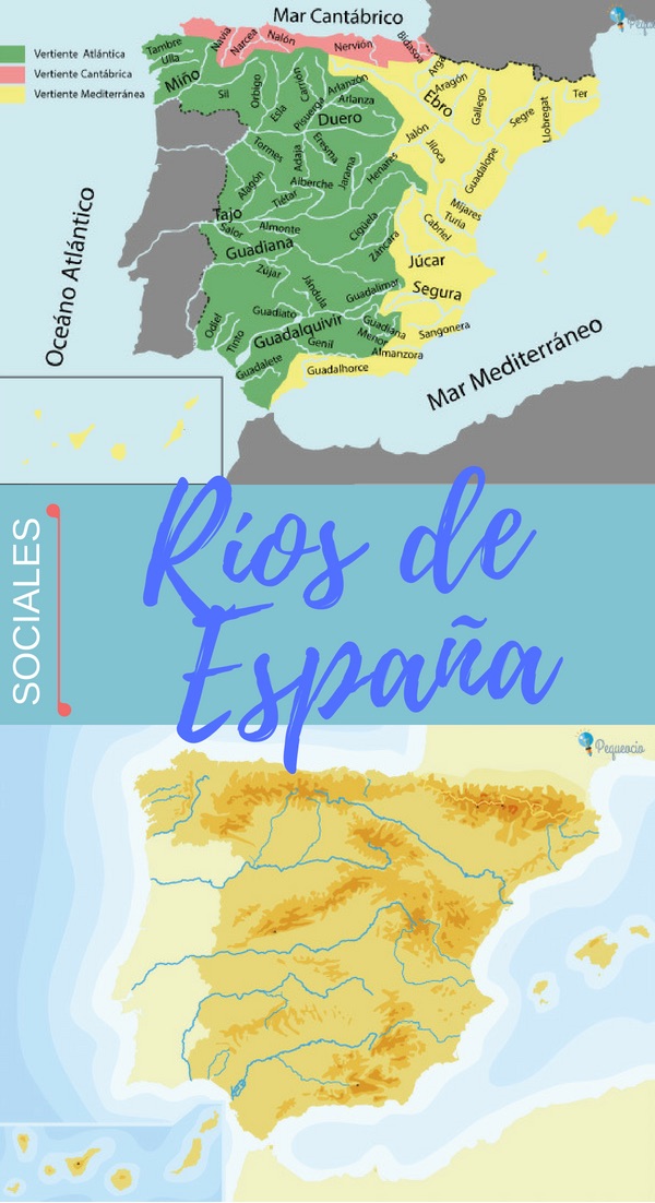 Resultado de imagen de RIOS Y MARES ESPAÑA