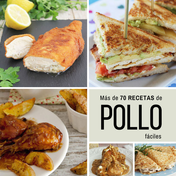 70 Recetas de pollo FÁCILES para guardar - Pequeocio