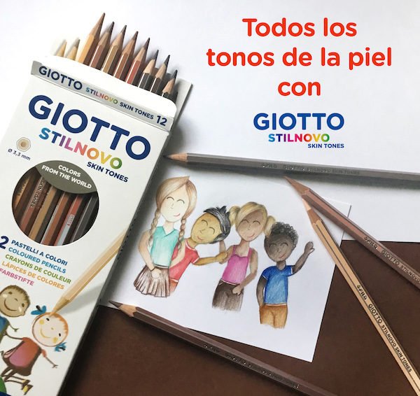 Todos los tonos de la piel con los lápices Giotto Stilnovo Skin Tones