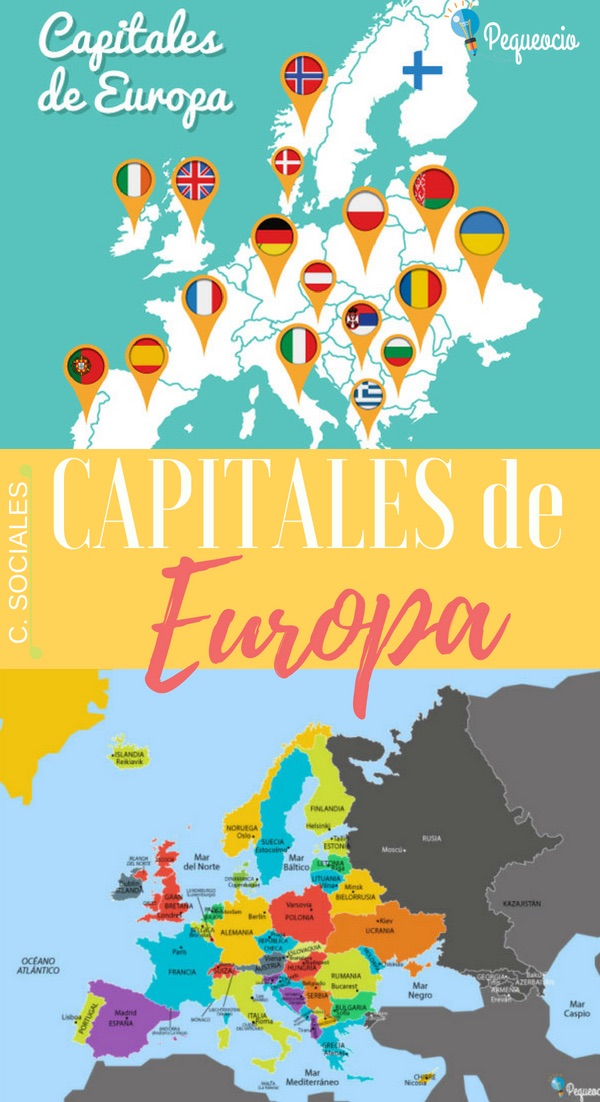 Capitales de Europa. Lista de países europeos y sus capitales