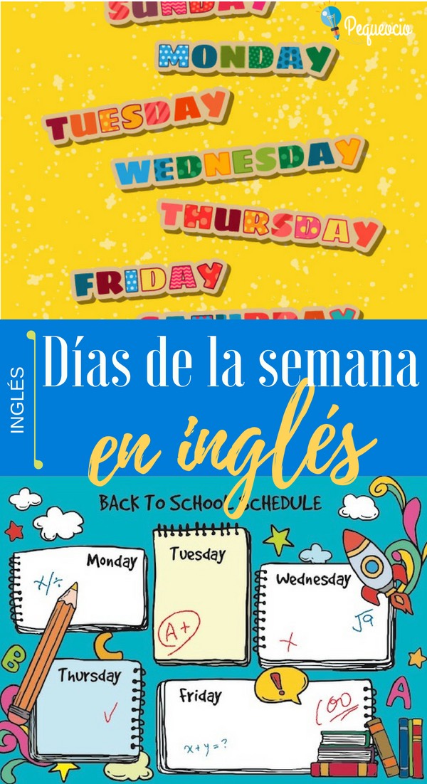 Días De La Semana En Inglés