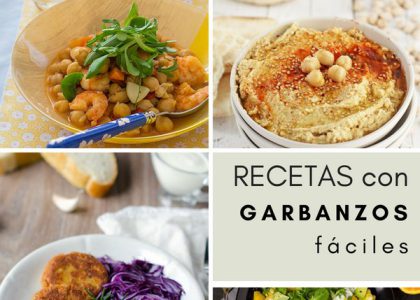 Recetas con garbanzos