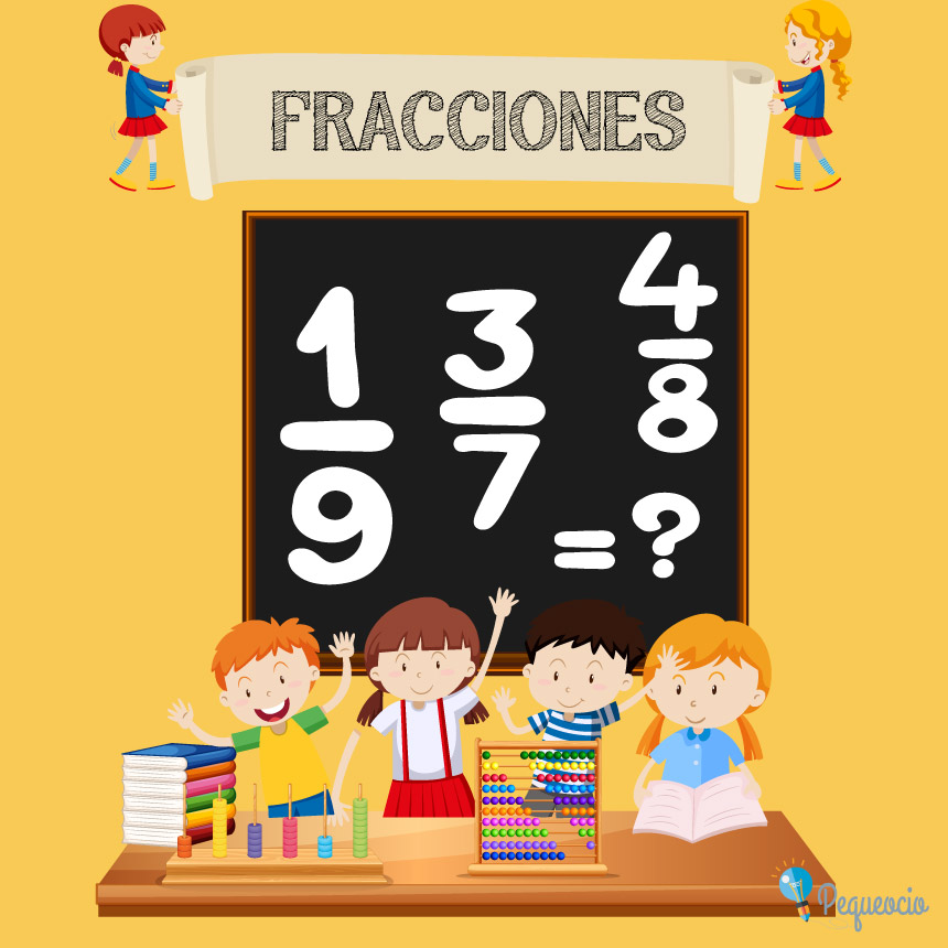 Fracciones fáciles para primaria - Pequeocio