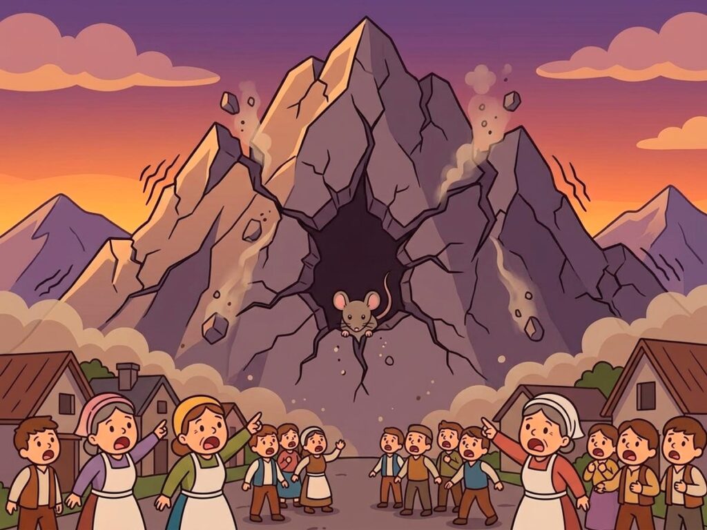 El Parto De Los Montes Fábula