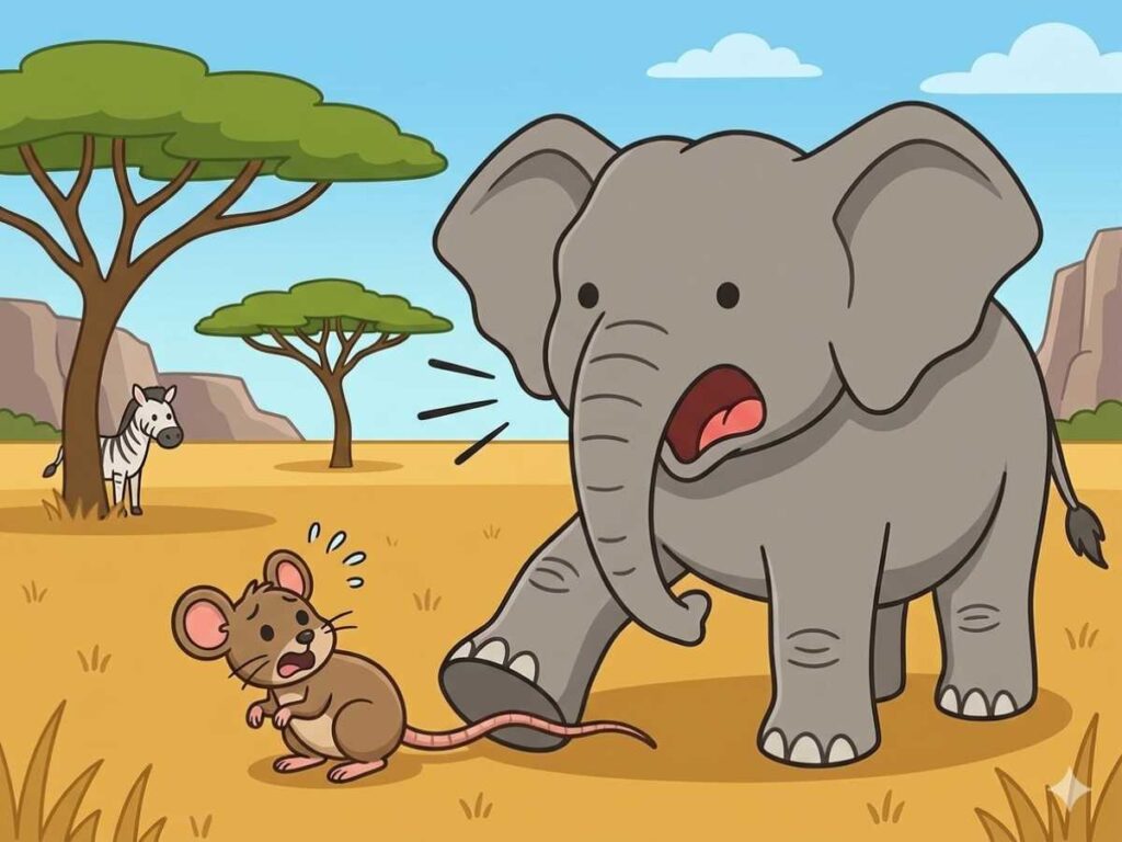 Fabula El Elefante Y El Raton