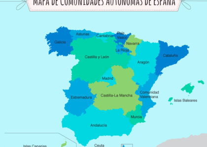 Mapas De Comunidades Autónomas