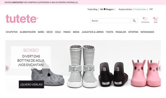 Tutete tienda online